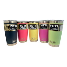 YETI Rambler 20oz Tumbler with Magslider Lid New; You Pick!