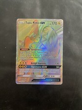 Carta Pokemon Tapu Koko Gx Rainbow Full Art - Sole e Luna 153/145 Italiano