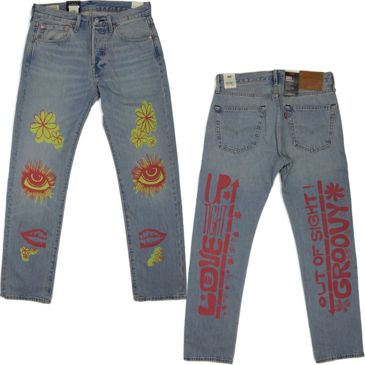 Levi's PREMIUM Original 501 Straight Jeans- NEW- $128-Levis