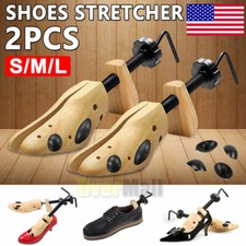 1/2X Boot Stretcher Adjustable Shoe Expander Shaper Wooden Boot Widener Expander