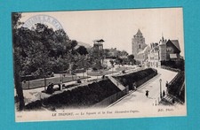 Le Tr&eacute;port, Le Square, Rue Alexandre-Papin: CPA, alte Postkarte /Nb