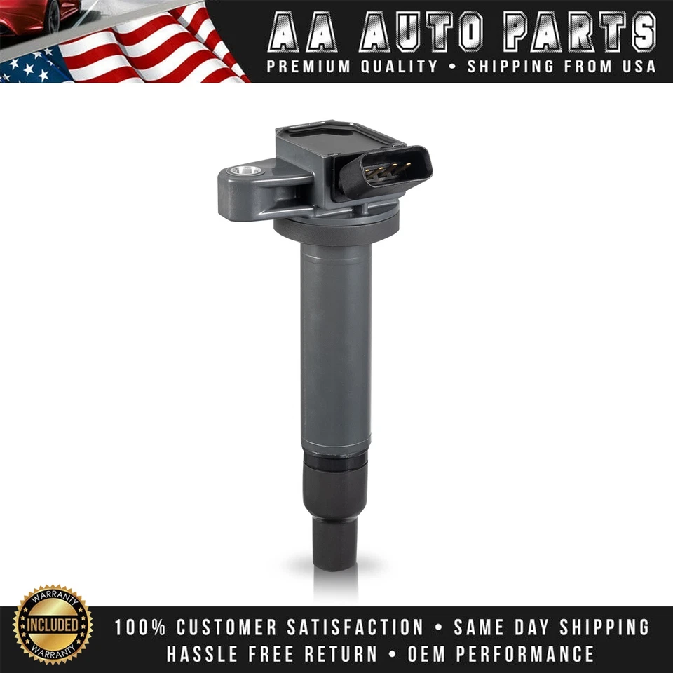 8 Ignition Coil & 8 Denso Platinum Spark Plug for Toyota Land Cruiser 98-07 4.7L - Image 2 of 4