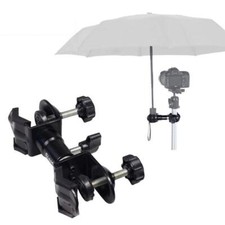 Umbrella Chair Clamp For Cameras Black Tripod Mount