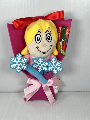 How The Grinch Stole Christmas 10'' CINDY LOU WHO Plush Bouquet 2024 NEW