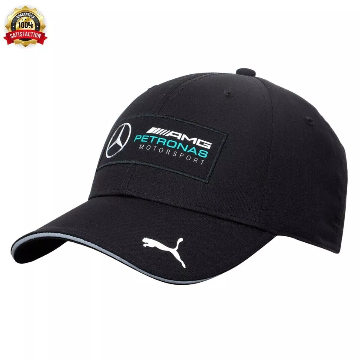 PUMA CAP MERCEDES AMG PETRONAS BLACK METAL | UNISEX CAP F1 eBay LOGO MOTORSPORT