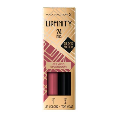 MAXFACTOR X LIPFINITY 24HR - 025 VIVID SPLENDOUR LIPPENSTIFT (OHNE BALSAM)