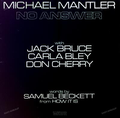 Michael Mantler - No Answer GER LP FOC (VG+/VG) WATT/2 .