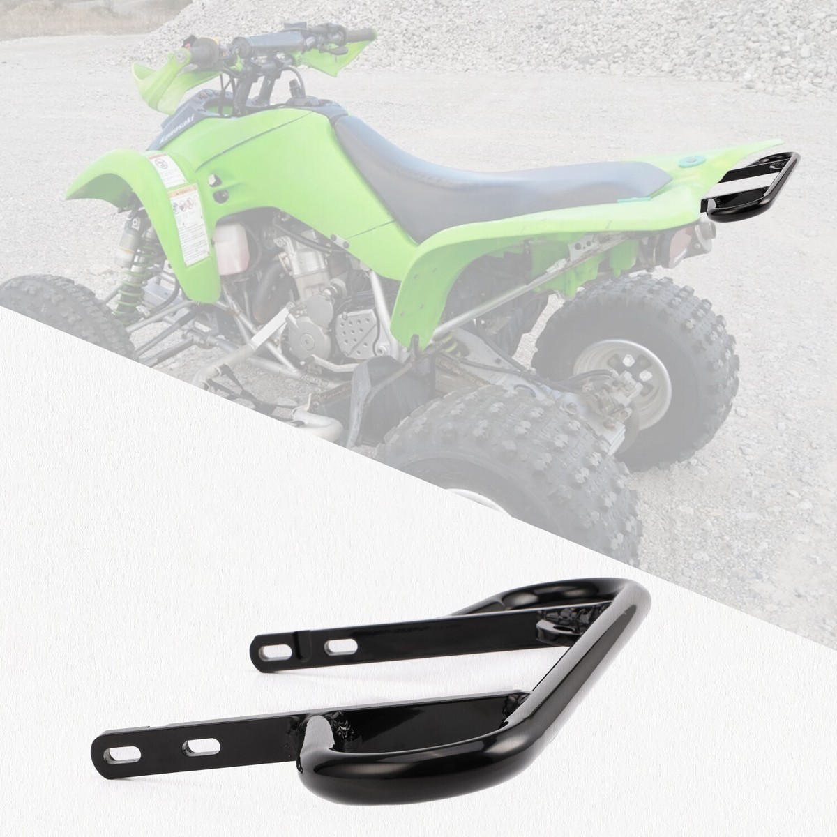 Back Rear Bumper Grab Bar For Suzuki LTZ400 Kawasaki KFX400 Arctic