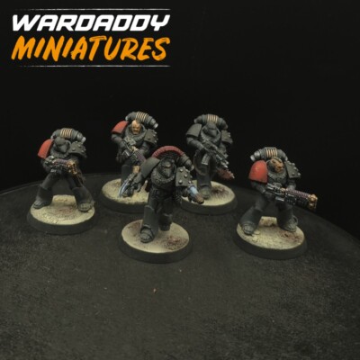 Pro Painted Warhammer 40k Space Wolves Horus Hersey Marines ×5 LH3 30k GW