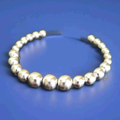 Erick's Sterling Silver Beaded Cuff Bracelet Taxco.925