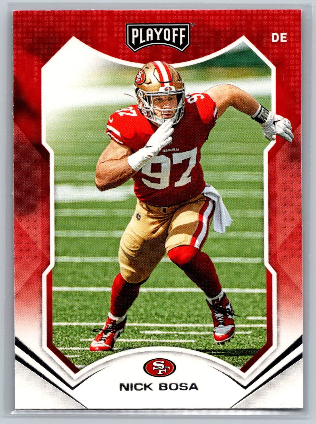 2021 Panini Playoff  Football #192 Nick Bosa  San Francisco 49ers