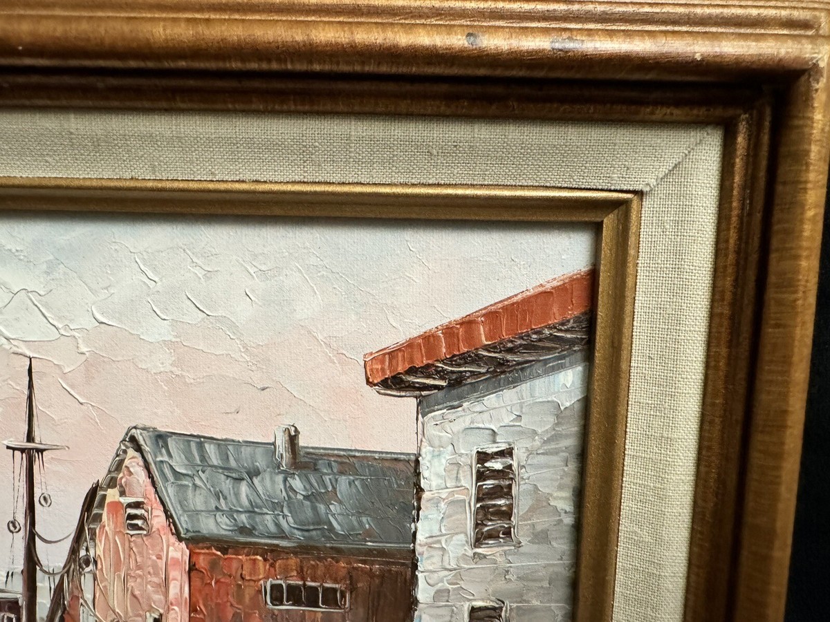 MAX SAVY (1918-2010) ORIGINAL OIL ON CANVAS, SIGNED. | eBay