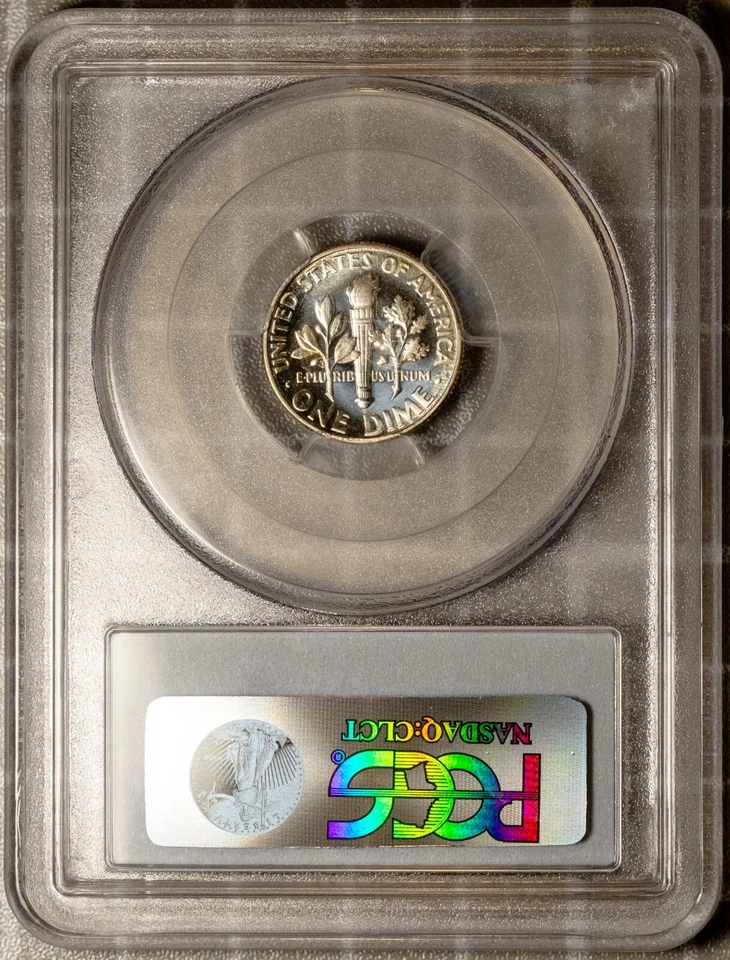 1954 10c Silver Roosevelt Head Dime PF 67 PCGS # 26443979 + Bonus - Image 2 of 2