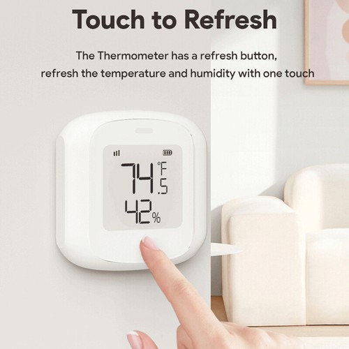 Tuya Smart Wifi/Zigbee LCD Temperature And Humidity Sensor Wireless Detector - Picture 3 of 16