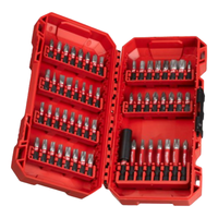 Milwaukee Shockwave Bit Set 56 Tlg. Bits Werkzeug Etui Tx 10-50 Pz Ph 1-3 Hex Sl