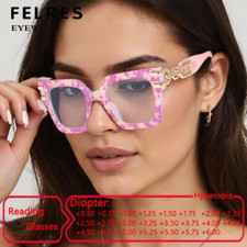 Classic Square Anti Blue Light Reading Glasses Women Clear Lens Fashion Glasses