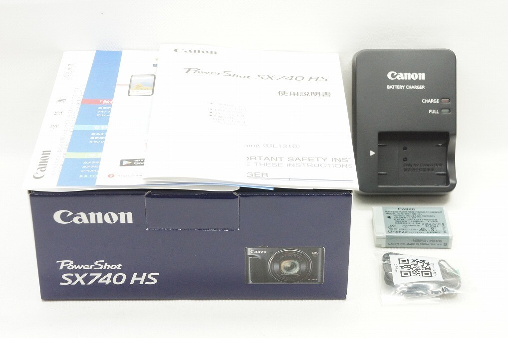 "Near N" Canon PowerShot SX740 HS 20.3MP Compact Digital Camera Black