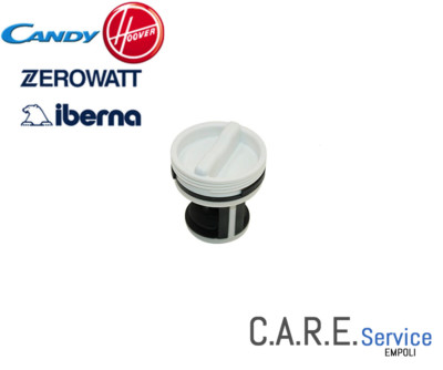 FILTRO POMPA LAVATRICE TAPPO CANDY HOOVER IBERNA ZEROWATT ORIGINALE 41021233