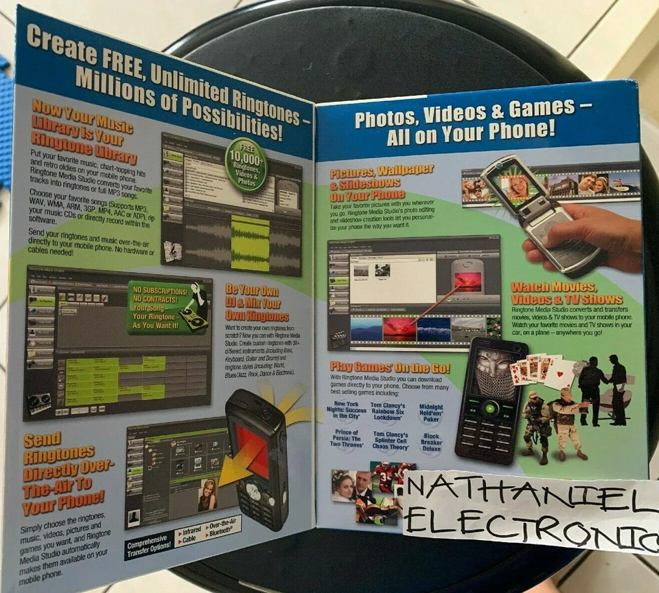 Avanquest Ringtone Media Studio version 3 Retail Box  Create Free Ringtones NIB - Image 4 of 4