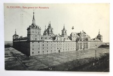 Vista General del Monasterio de San Lorenzo de El Escorial España PC Publicado 1911