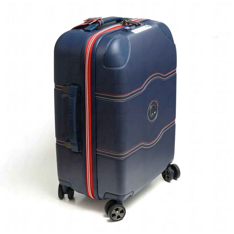 DELSEY PARIS Chatelet Air 2.0 Hardside 20" Carry-on Luggage Spinner Wheels Navy - Image 2 of 4