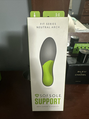 Sof Sole Fit Series Neutral Arch Shoe Insoles Women s 5-6