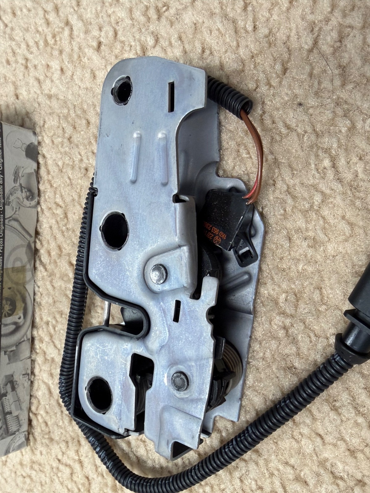 Porsche VW Volkswagen Audi Lamborghini Front Hood Bonnet Lock Latch Actuator OEM