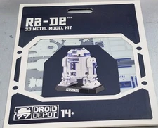 Disney Parks Star Wars Droid Depot R2-D2 Metal Earth Modell Kit