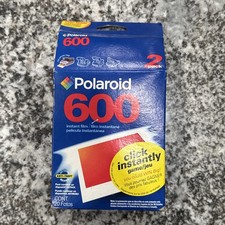 Polaroid Platinum 600 Film 2 Pack 20 Photos Brand New Sealed Exp. 7/2004