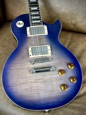 RARE 2012 Epiphone by Gibson Les Paul Standard plustop PRO, translucent blue