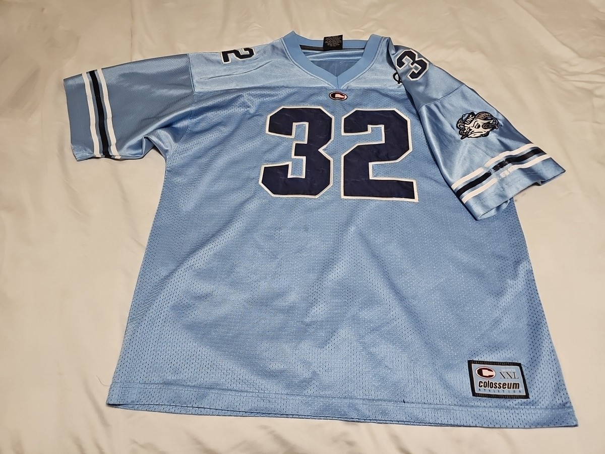 North Carolina Tar Heels #32 Sewn Carolina Blue Football Jersey SZ