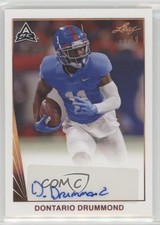 2021 Leaf Memories 1990 Base Bronze Spectrum /99 Dontario Drummond Auto nd3