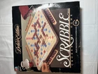 Vintage Scrabble Deluxe Edition Crossword Game Milton Bradley 1989 Complete