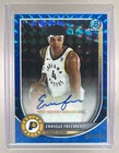 Enrique Freeman 2025 Bowman #BCA-EF Blue Geometric Refractor Chrome Auto 67/150