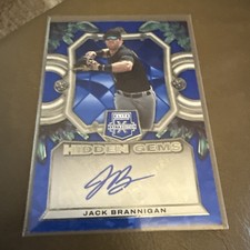2023 Panini Elite Extra Edition Baseball Jack Brannigan Hidden Gems Auto