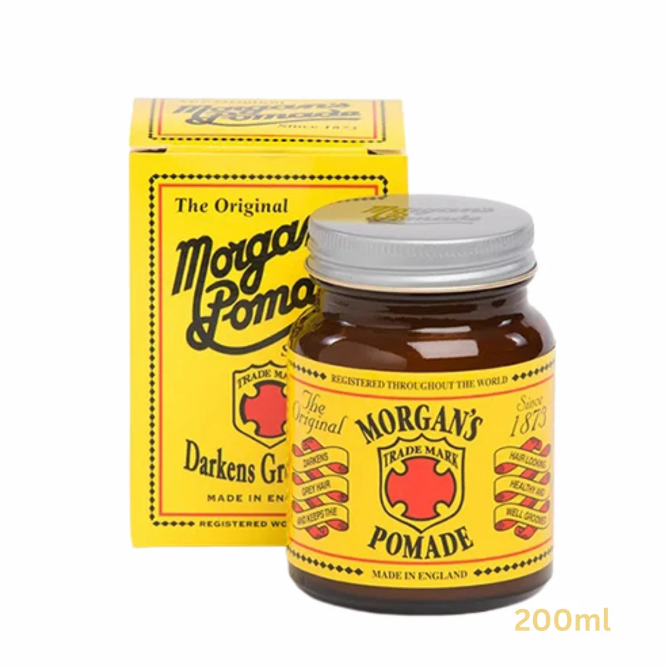 The Original Morgan’s Men’s Hair Dye Pomade 200ml – Darkening Control Cream