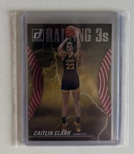 3 card lot. 2024 Caitlin Clark Raining 3s Target Red Foil Iowa Indiana Fever. 
