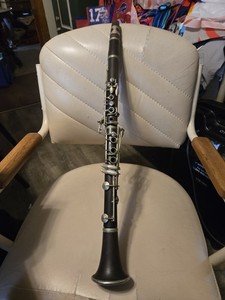 Antique Vintage French Wood Clarinet  Needs Restore Fresh From Estate