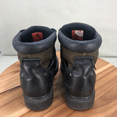 Harley Davidson Mens Black Leather Buckle Motorcycle Boots 