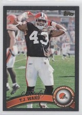 2011 Topps Black 32/55 TJ Ward #128 0f8