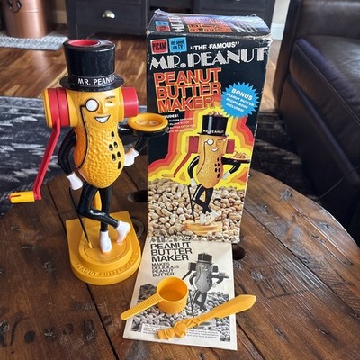 Vintage 1995 Mr Peanut Peanut Butter Maker