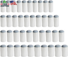 Pengxiaomei 40Pcs Slip on Pool Cue Tips Replacement Billiard Cue Tips 4 Sizes Sl