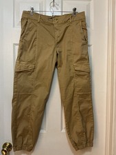 Sanctuary Standard Surplus Cargo Jogger Pants Women  s Size 29 Khaki Hiking