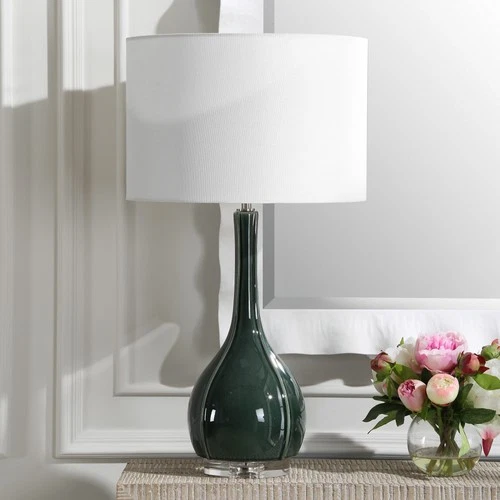 Uttermost 30395-1 Essex 28" Tall Buffet Table Lamp - Essex Green - Picture 4 of 5