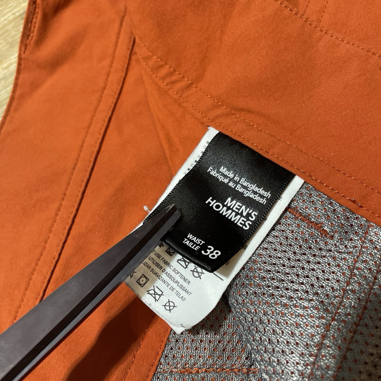 Arc'teryx Perimeter Shorts Uomo 38” Arancione 11”Cargo Utility Leggero Escursionismo