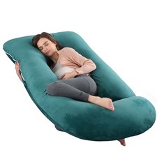 Pregnancy Pillow Full Body Maternity 57" Velvet Cover