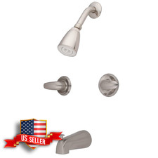 Kingston Tub and Shower Faucet Brushed Nickel