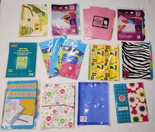 Lot of 16 Variety of Portfolios, tab Dividers, Designer Envelopes, File Folders
