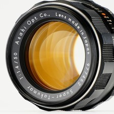 RARE Serviced  Tested Super Takumar 50mm f1.4 8 Elements Vintage 462