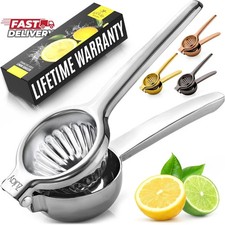 Lemon Squeezer Stainless Steel with Premium Quality Heavy Duty Solid Metal Squee